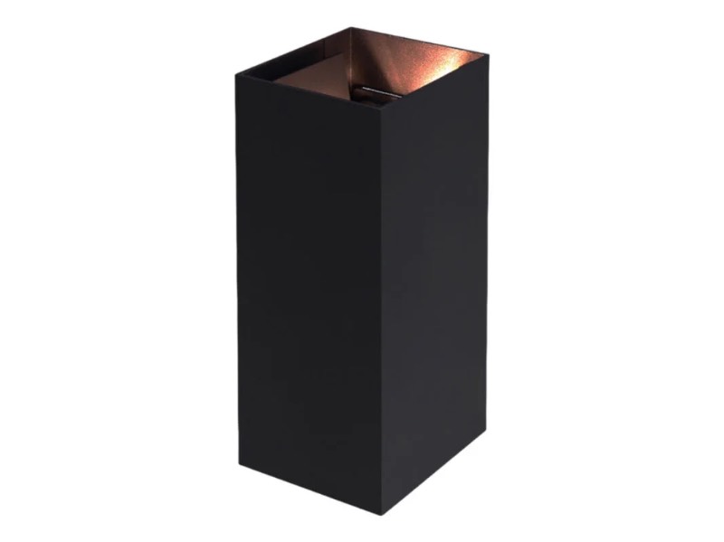 Applique murale rectangulaire à LED 12 W, couleur sable noir, double éclairage, 3 000 K, étanche - vue 2